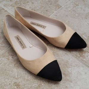 Zara pointed toe flats